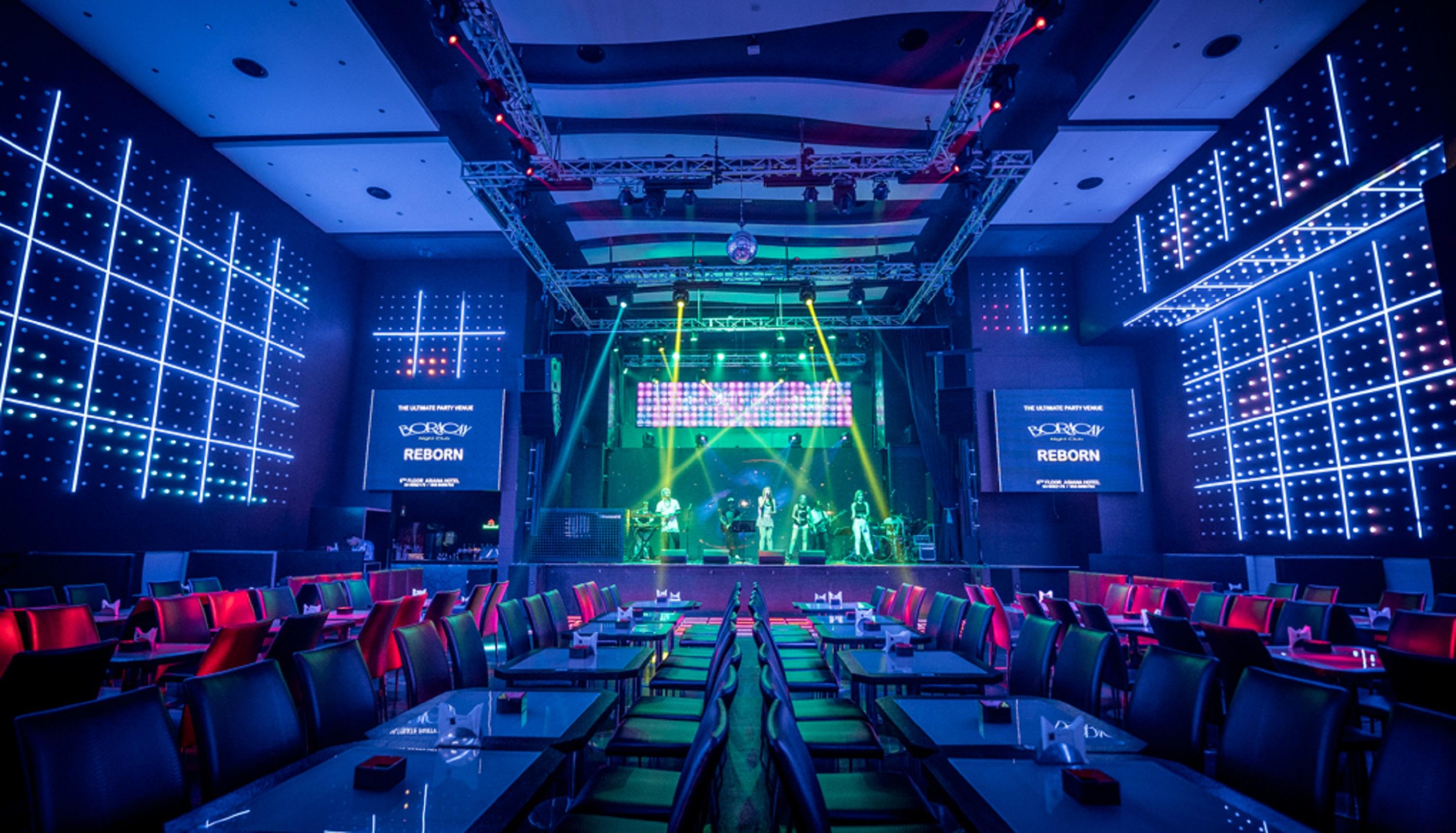 Asiana Hotel Дубай Экстерьер фото The interior of the nightclub